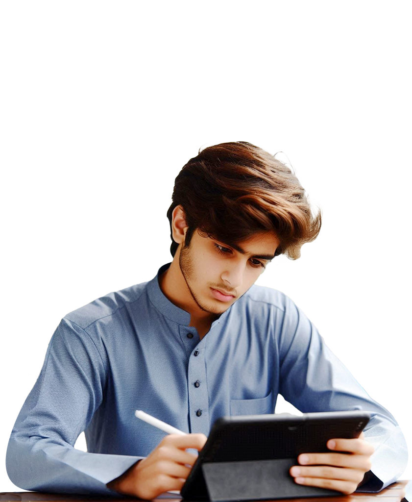 Student with Tablet
